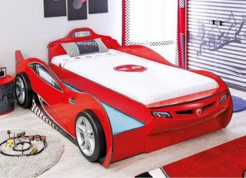 CARBED Кровать-машина Coupe с выдвижной кроватью Red 20.03.1306.00 в Чернаково - chernakovo.mebel54.com | фото
